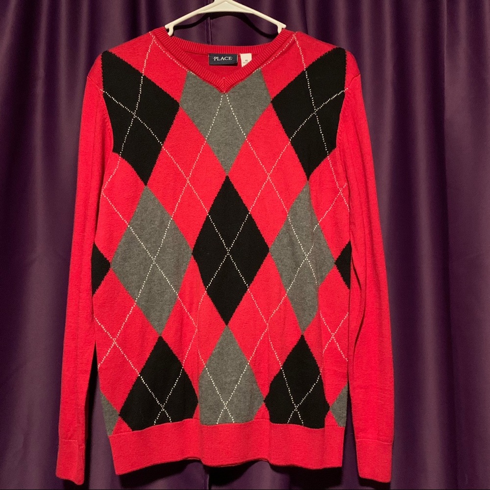 Argyle Longsleeve Top